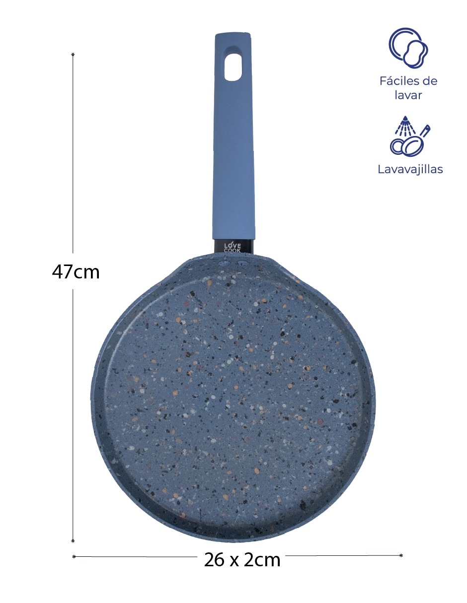 Sartén para crepas de aluminio anodizado 6