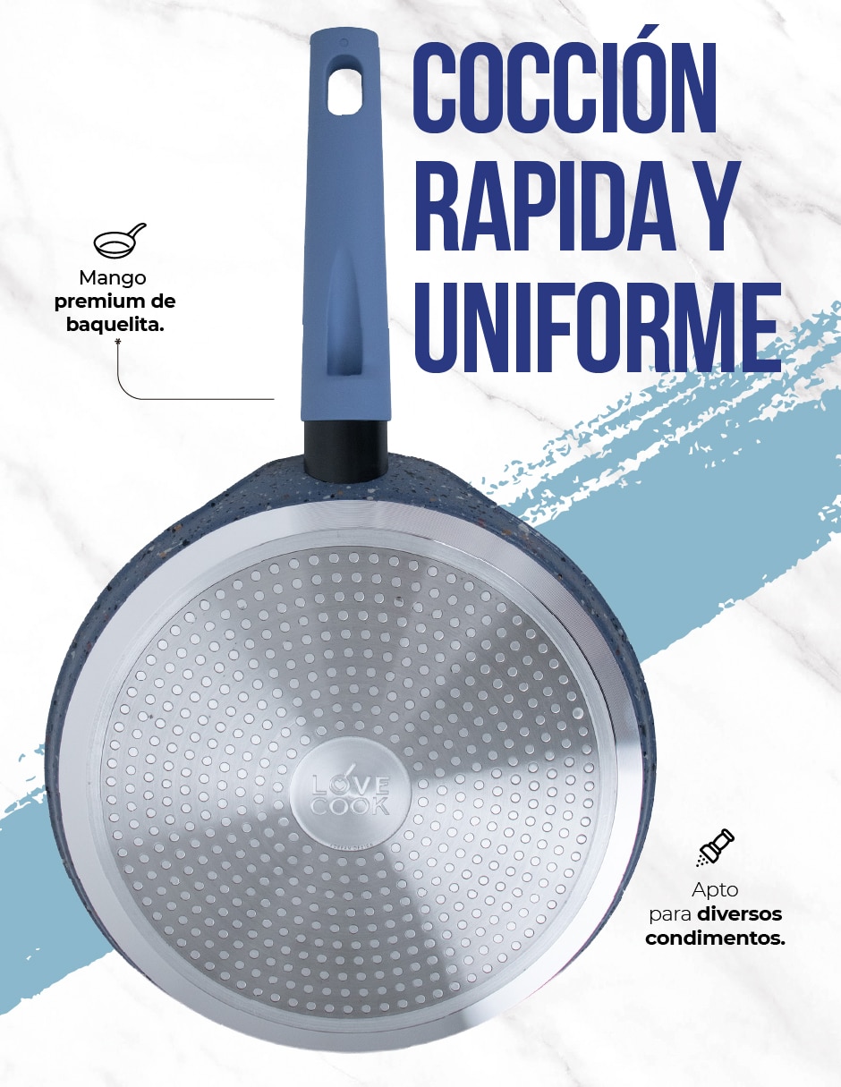 Sartén para crepas de aluminio anodizado 5
