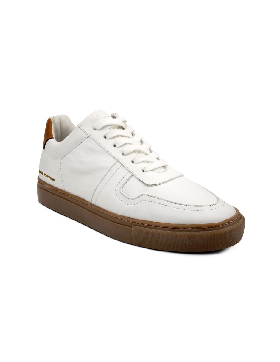 Tenis de piel para hombre