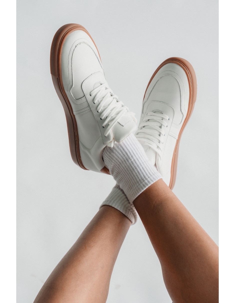 Tenis de piel para hombre 5