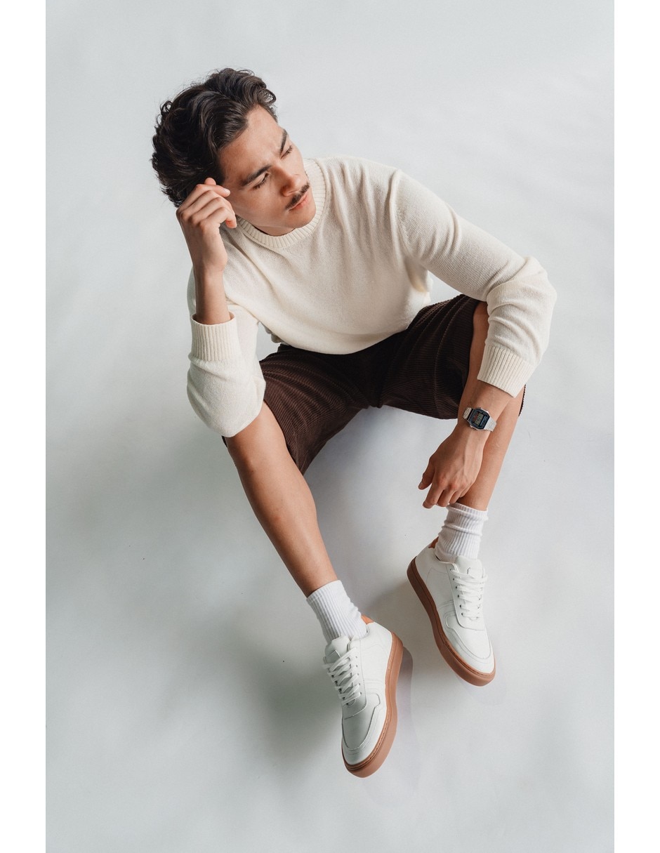 Tenis de piel para hombre 3