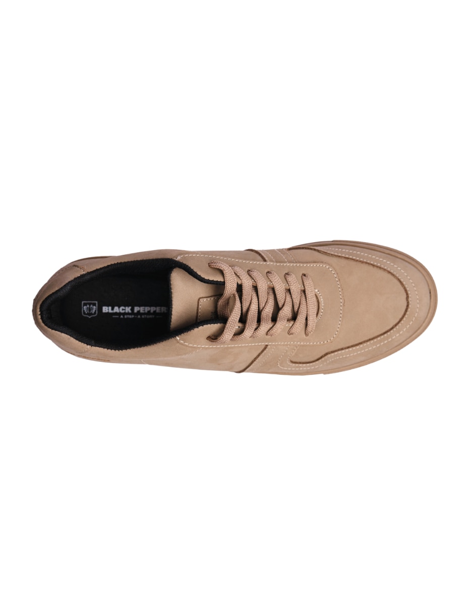 Tenis de piel para hombre