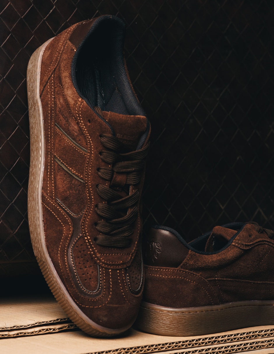 Tenis de piel para hombre 8