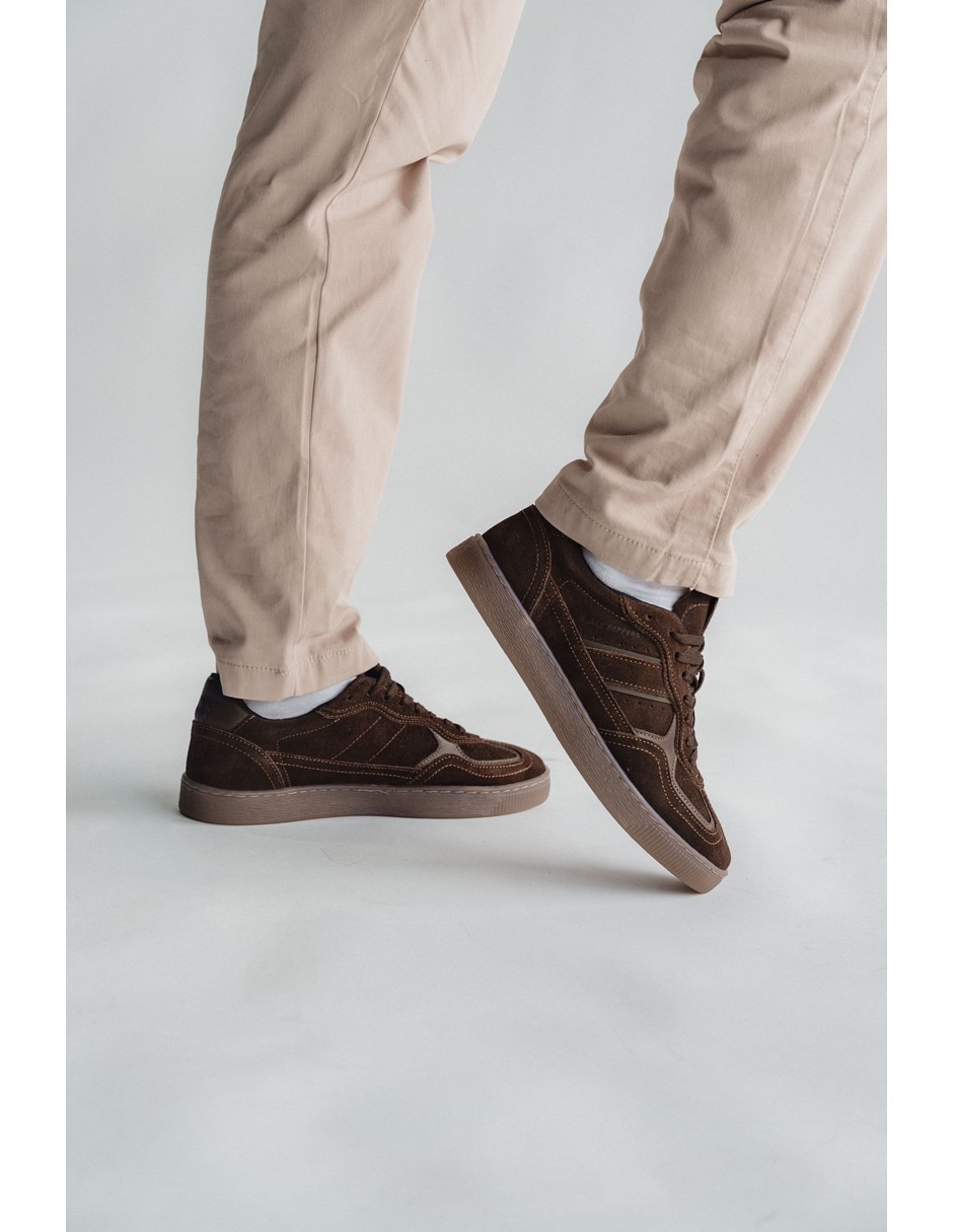 Tenis de piel para hombre 11