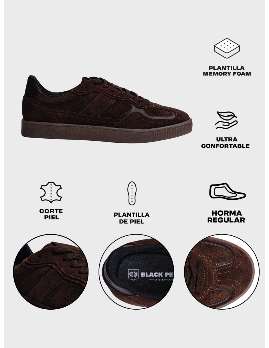 Tenis de piel para hombre 9