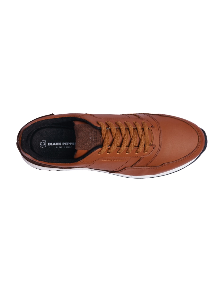 Tenis de piel para hombre 9