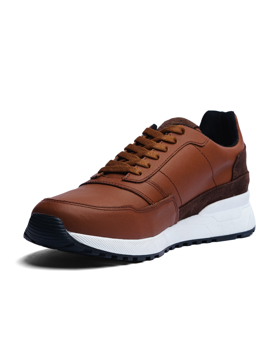 Tenis de piel para hombre 4