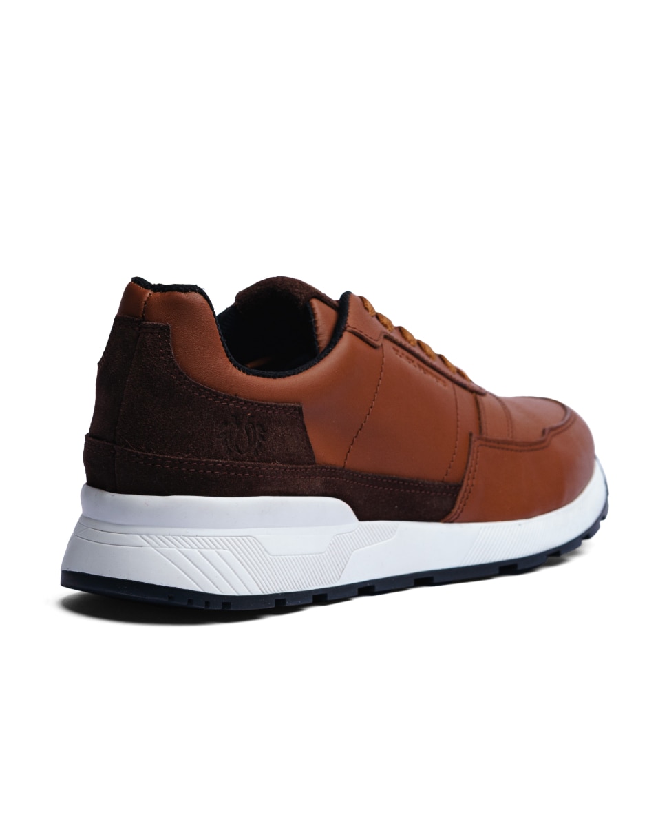 Tenis de piel para hombre 7