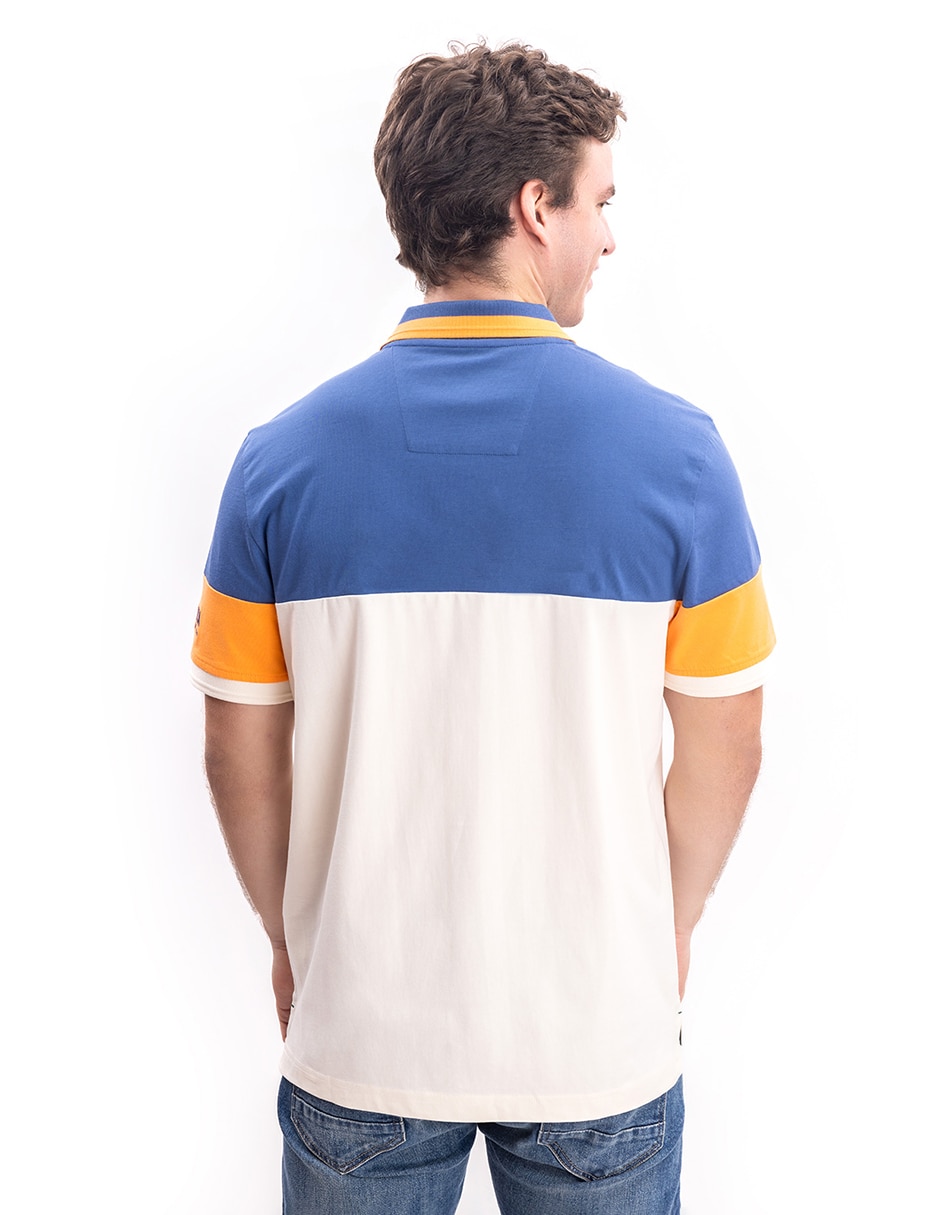 Playera nautica cuello polo para hombre 2