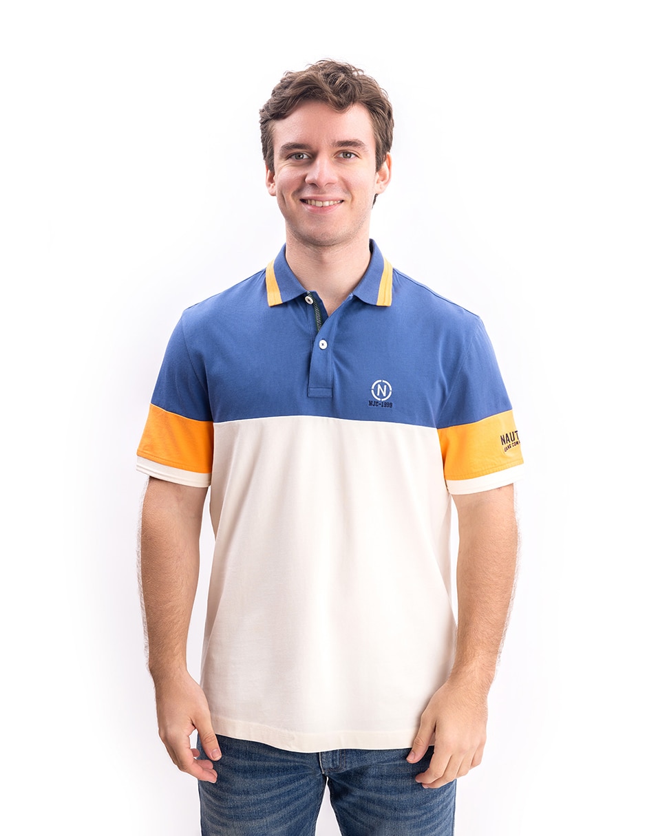 Playera nautica cuello polo para hombre 3