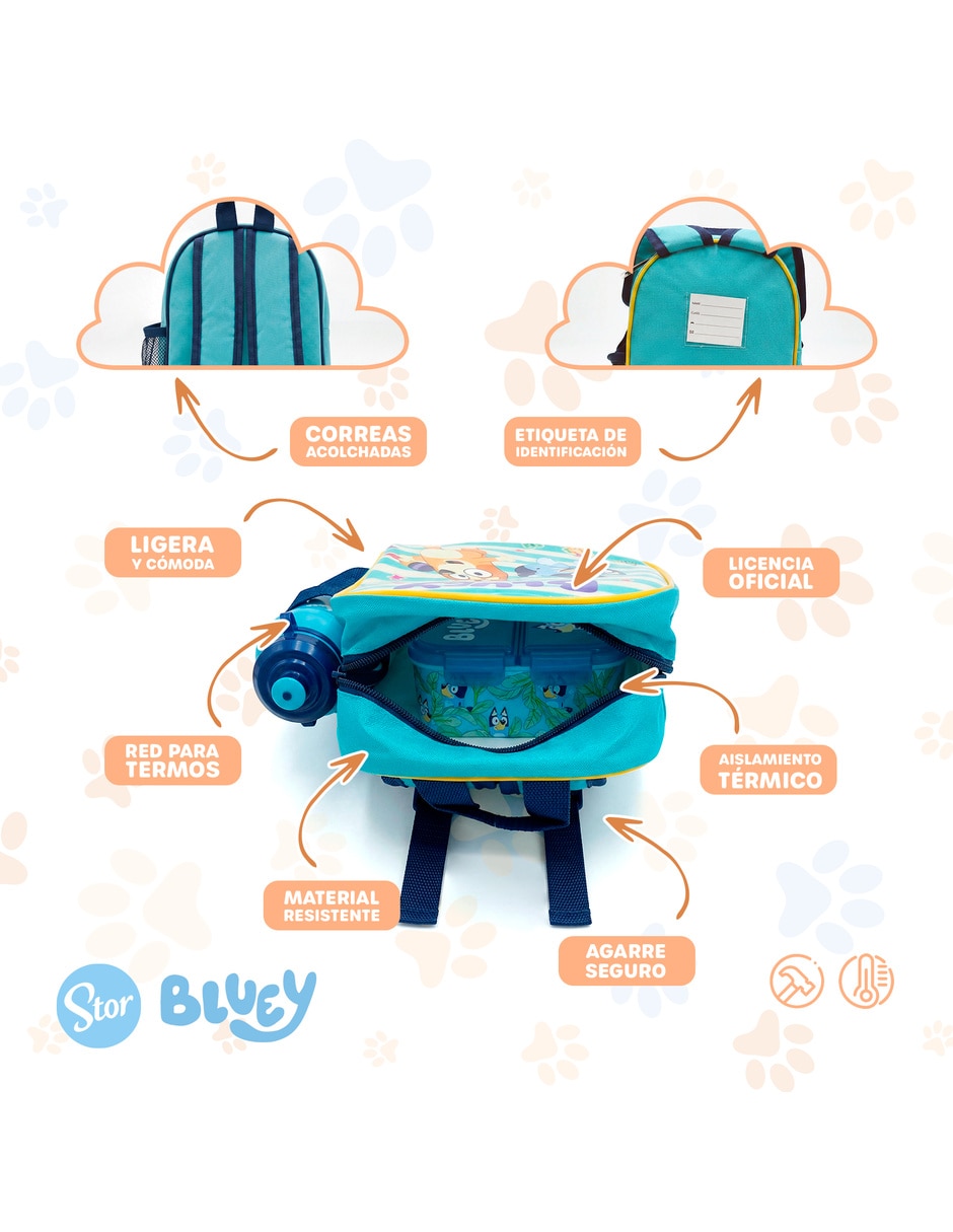Set lonchera bluey 7