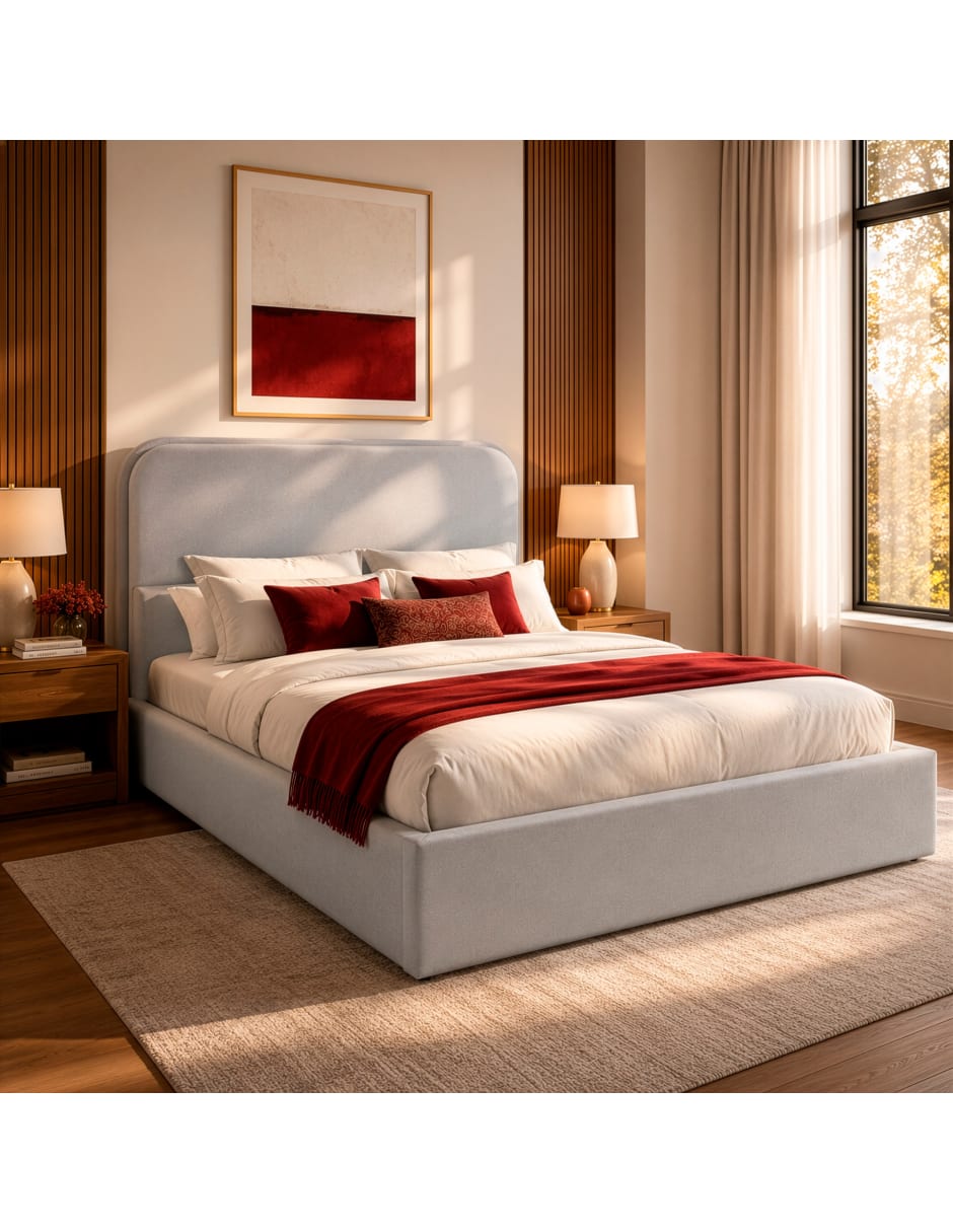 Cama de Madera pino matrimonial 4