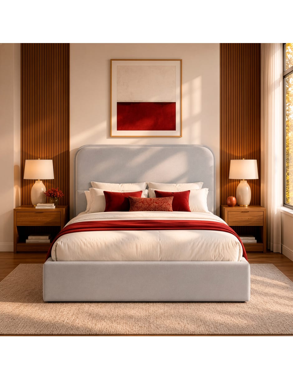 Cama de Madera pino matrimonial 3