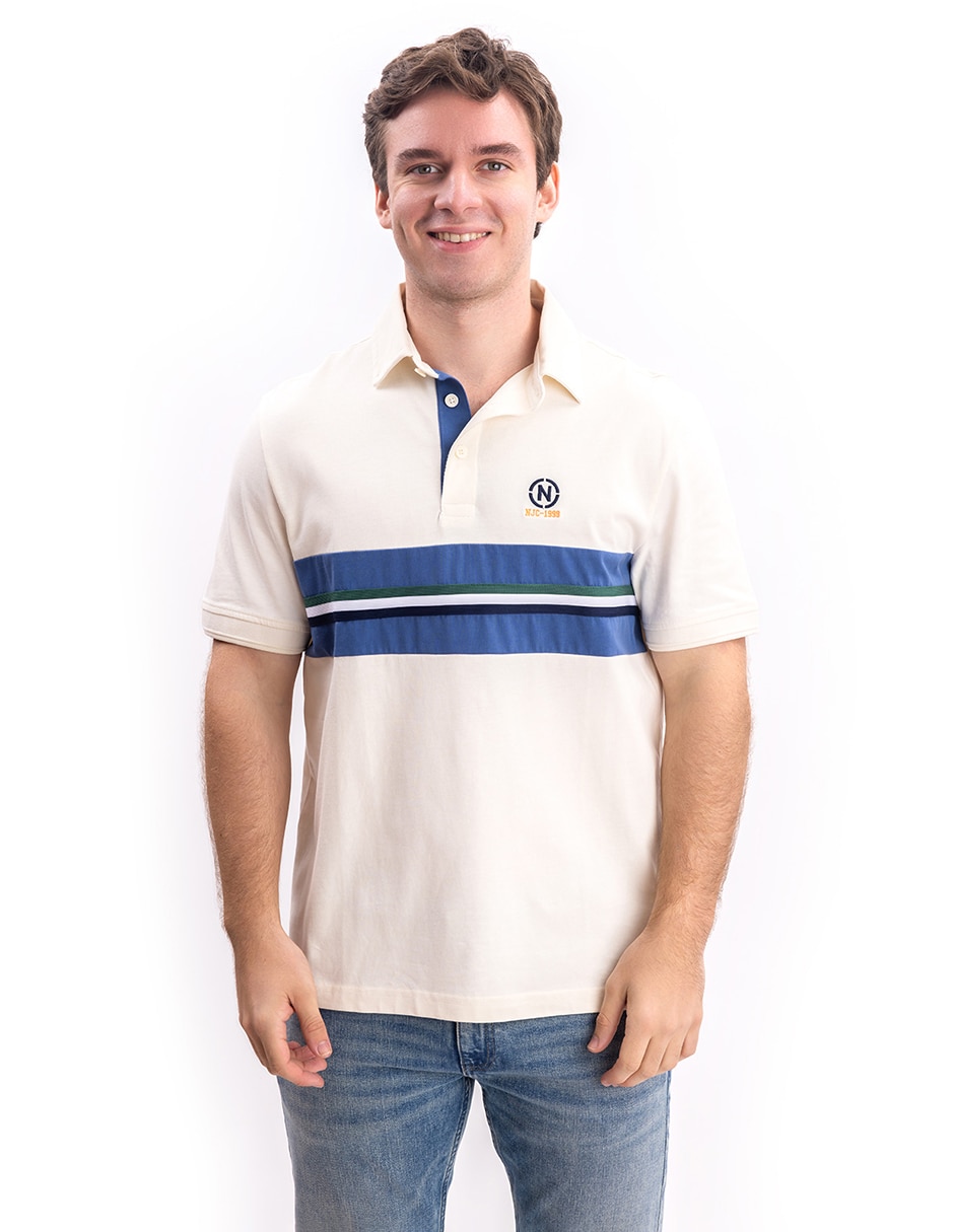 Playera nautica cuello polo para hombre Playera nautica cuello polo para hombre
