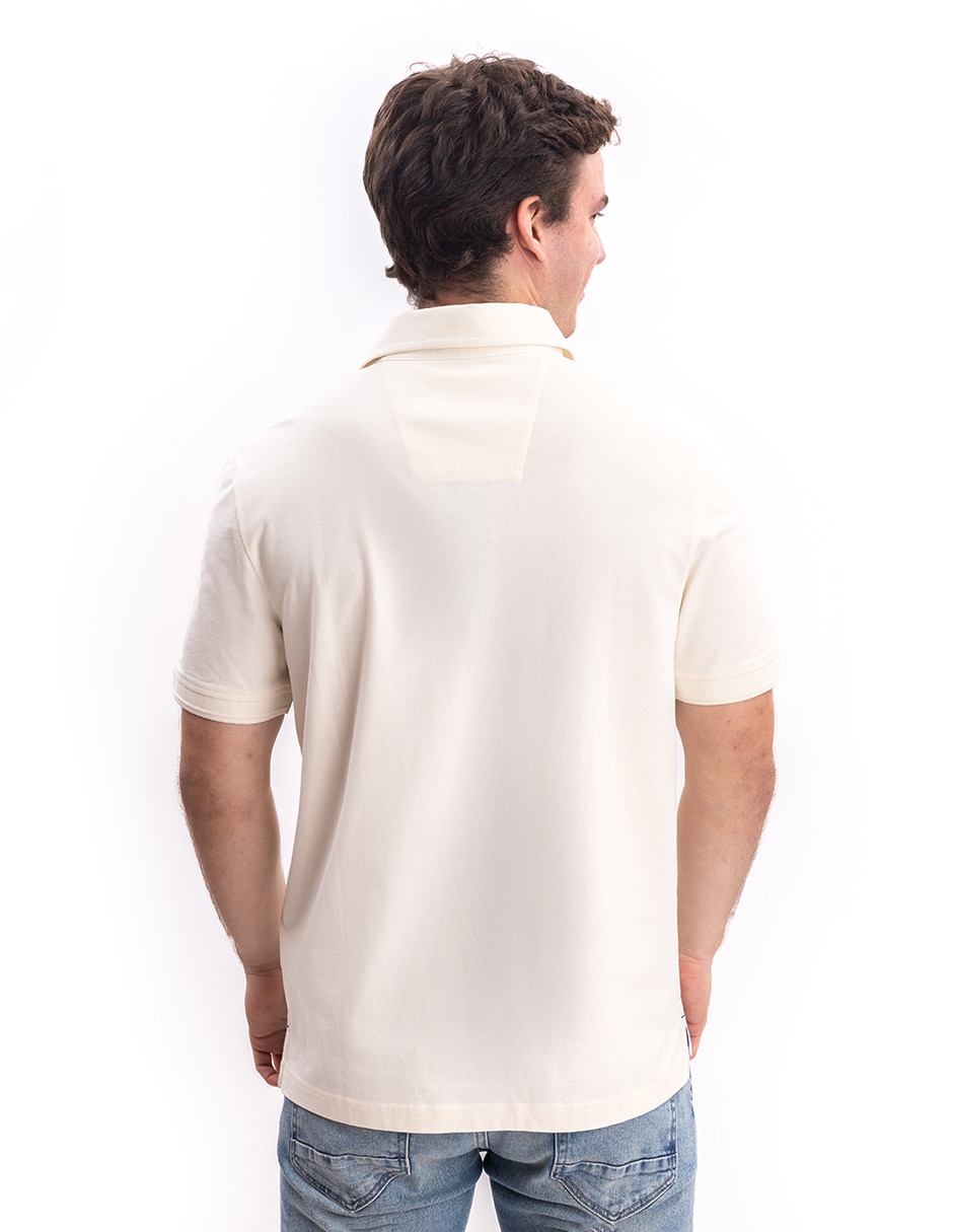 Playera nautica cuello polo para hombre 2
