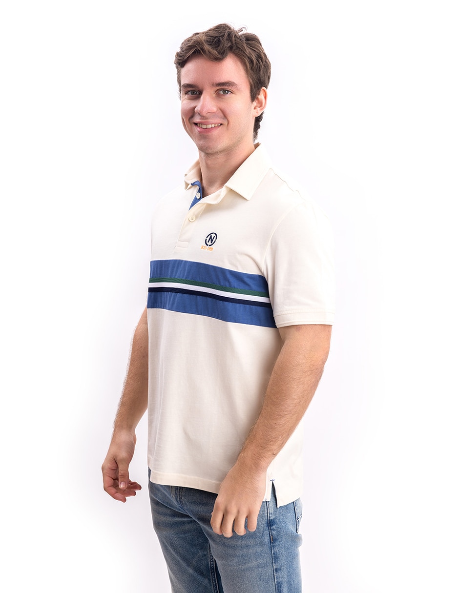 Playera nautica cuello polo para hombre 3