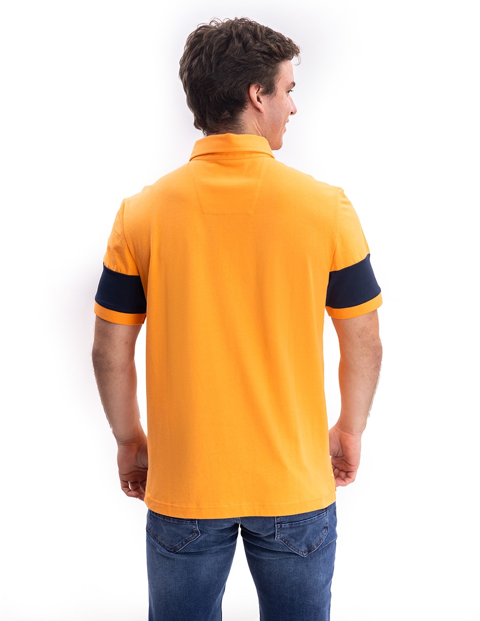 Playera nautica cuello polo para hombre 3