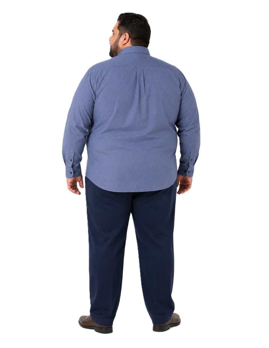 Camisa casual de algodón manga larga para hombre 5