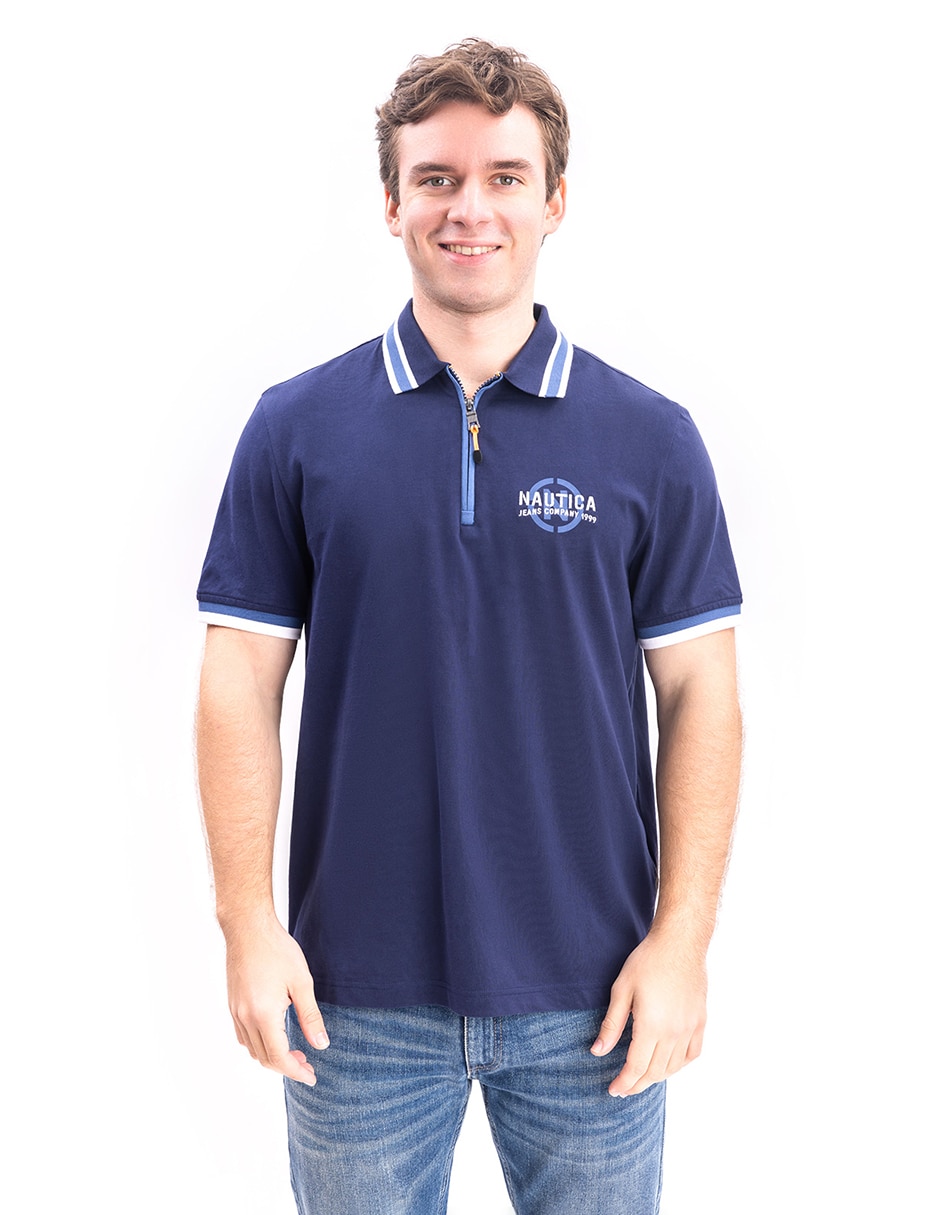 Playera nautica cuello polo para hombre Playera nautica cuello polo para hombre