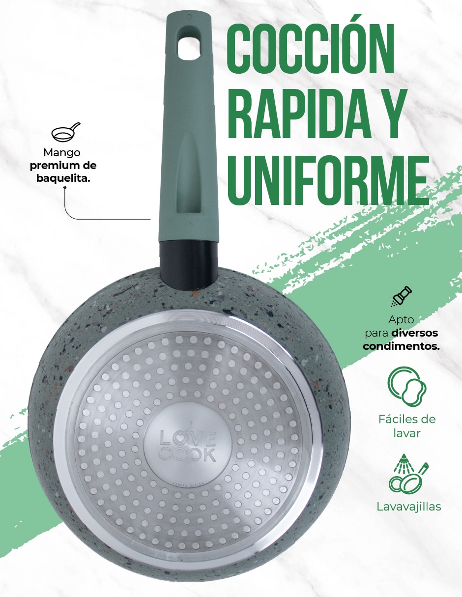 Sartén de aluminio anodizado 4