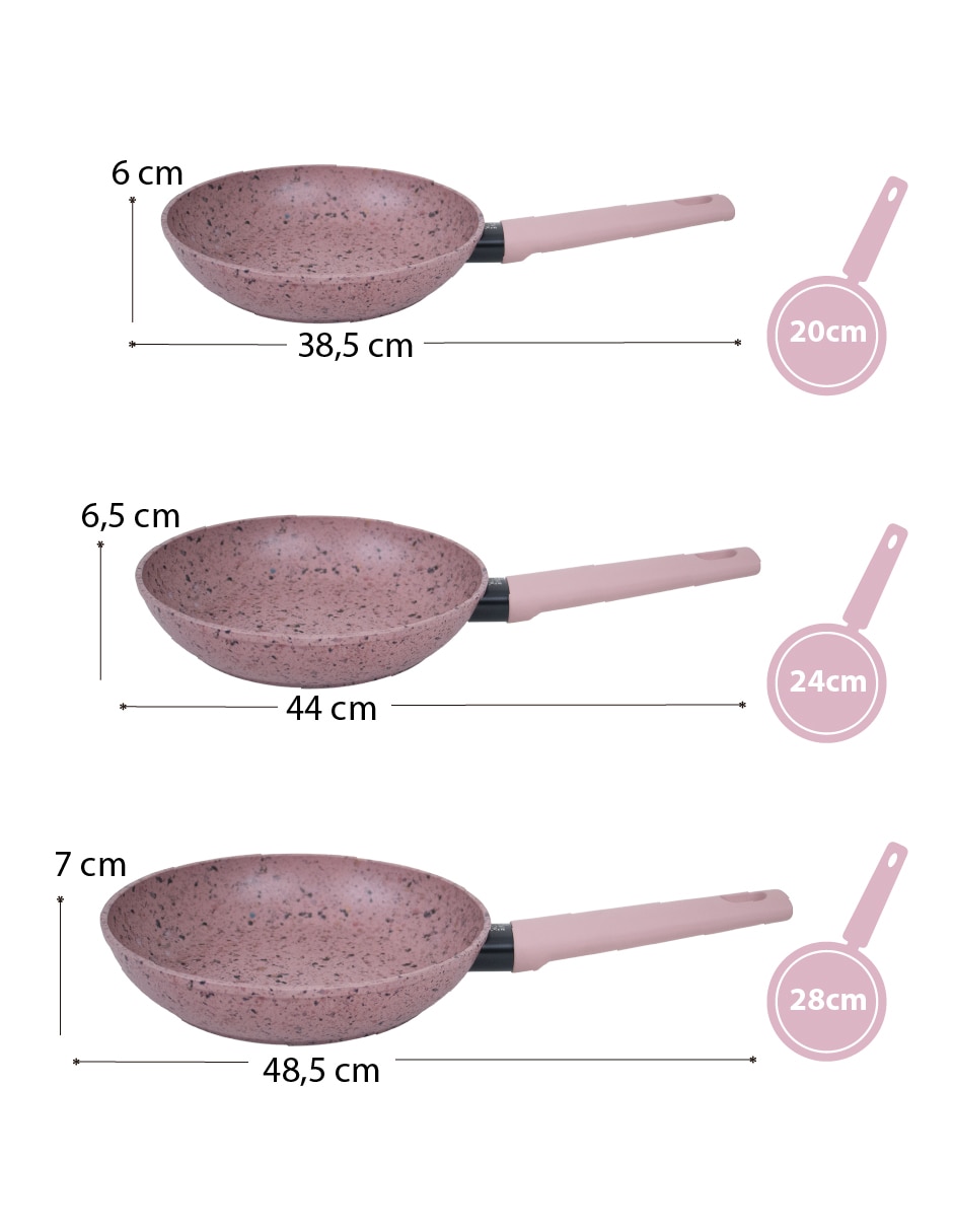 Sartén de aluminio anodizado 6