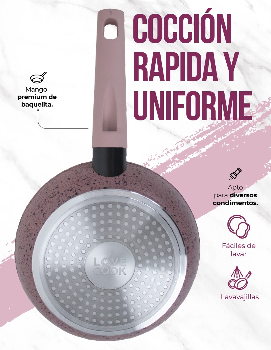 Sartén de aluminio anodizado 4