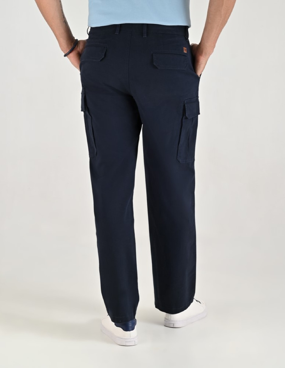 Pantalón casual cargo regular para hombre