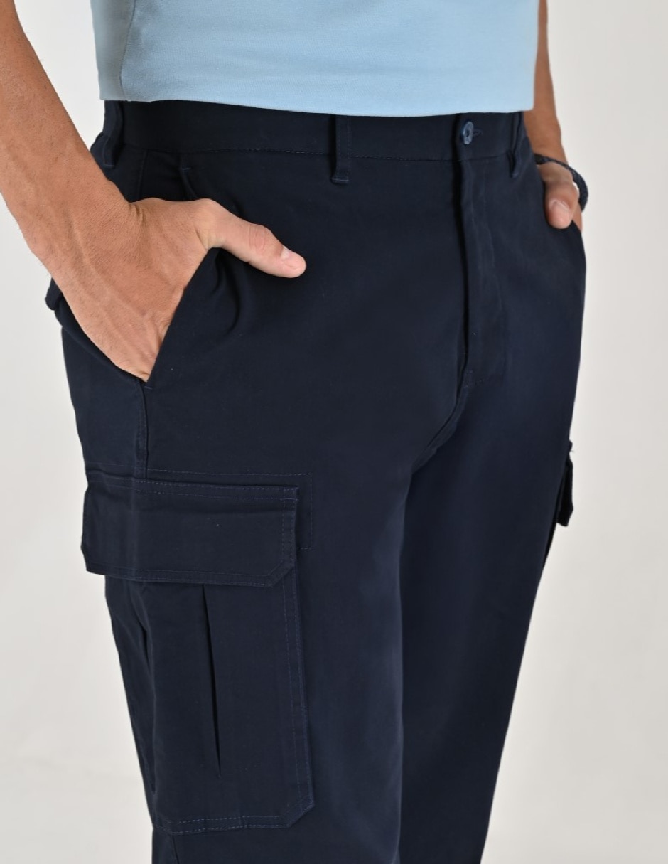 Pantalón casual cargo regular para hombre