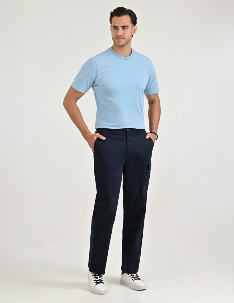 Pantalón casual cargo regular para hombre