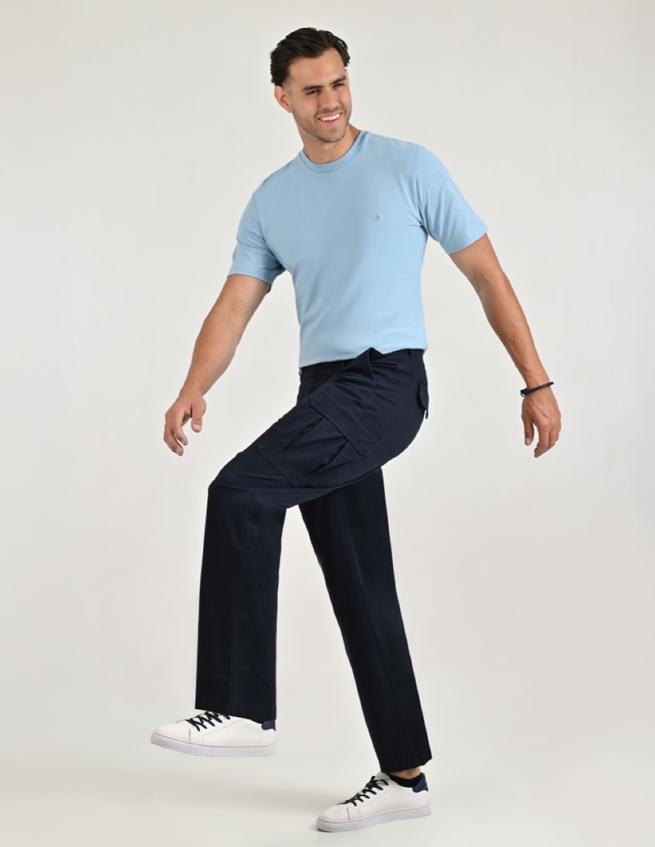 Pantalón casual cargo regular para hombre