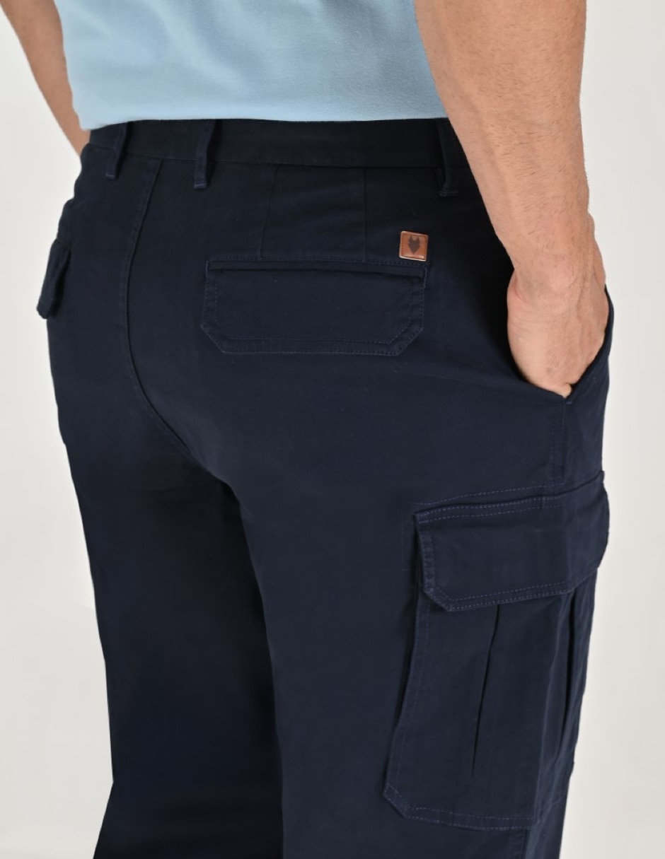 Pantalón casual cargo regular para hombre