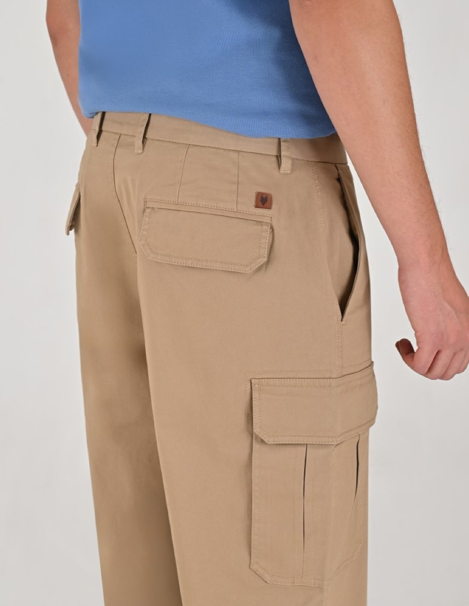 Pantalón casual cargo regular para hombre 2