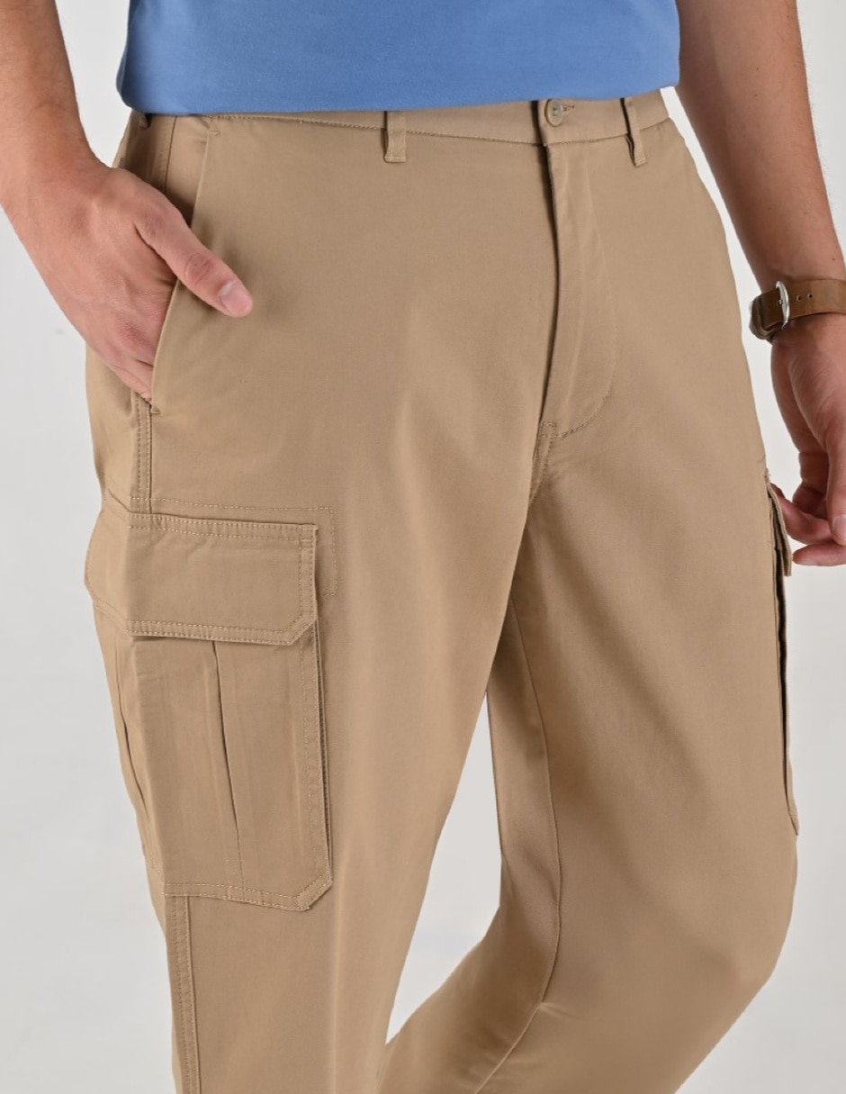 Pantalón casual cargo regular para hombre 3
