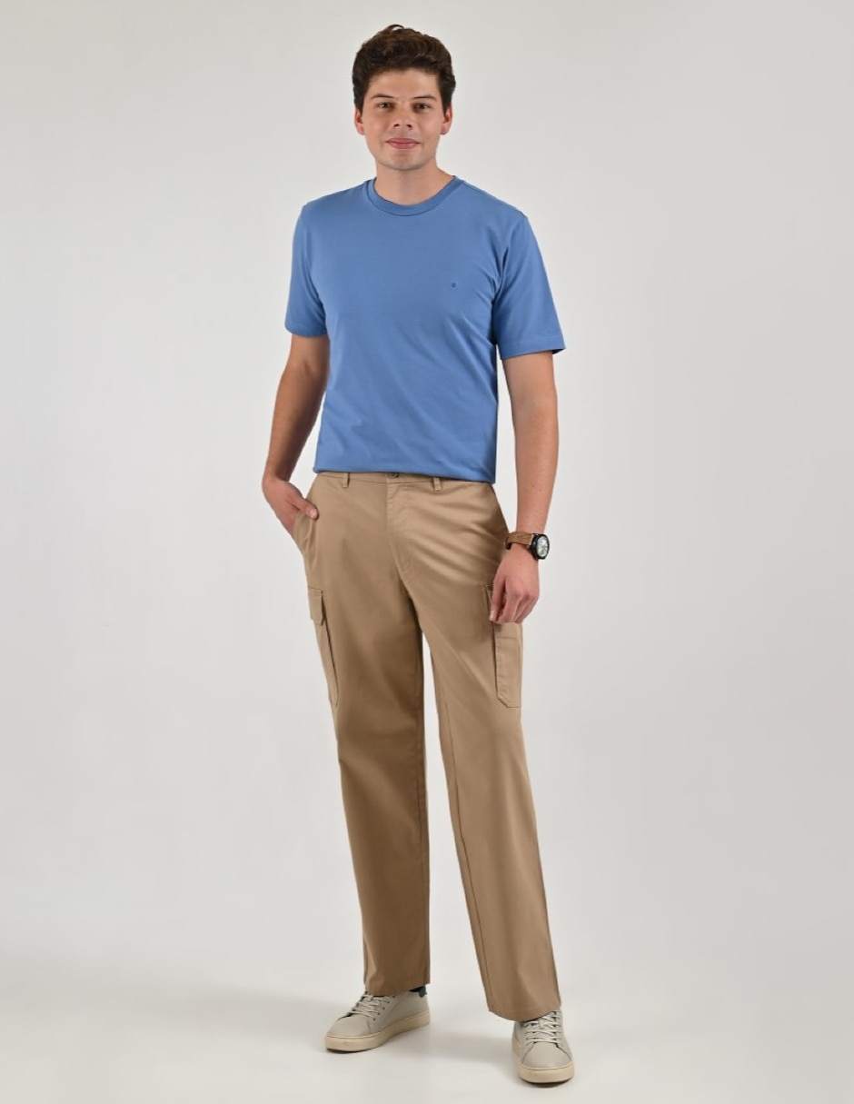 Pantalón casual cargo regular para hombre 4