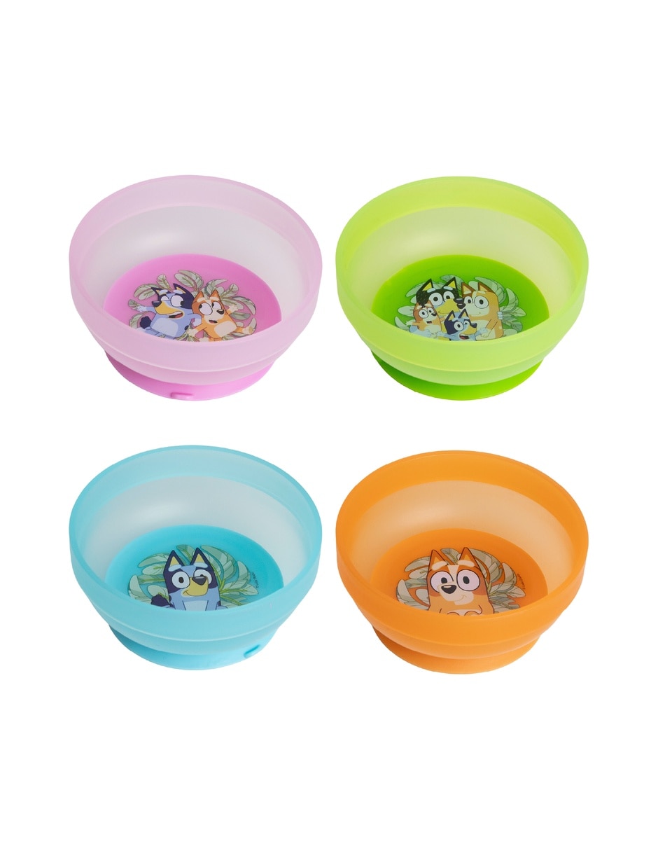 Kit vajilla infantil Bluey de plástico