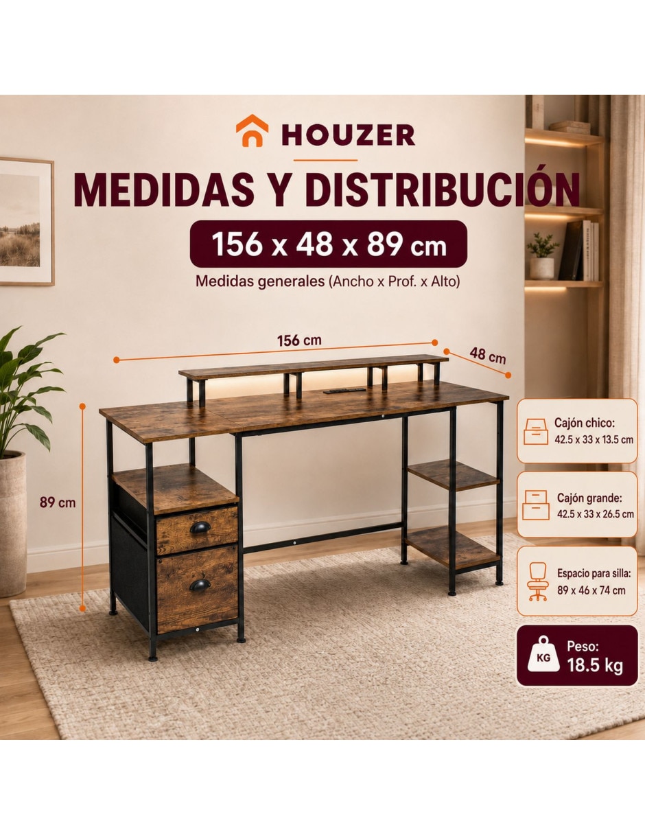 Escritorio de mdf 8