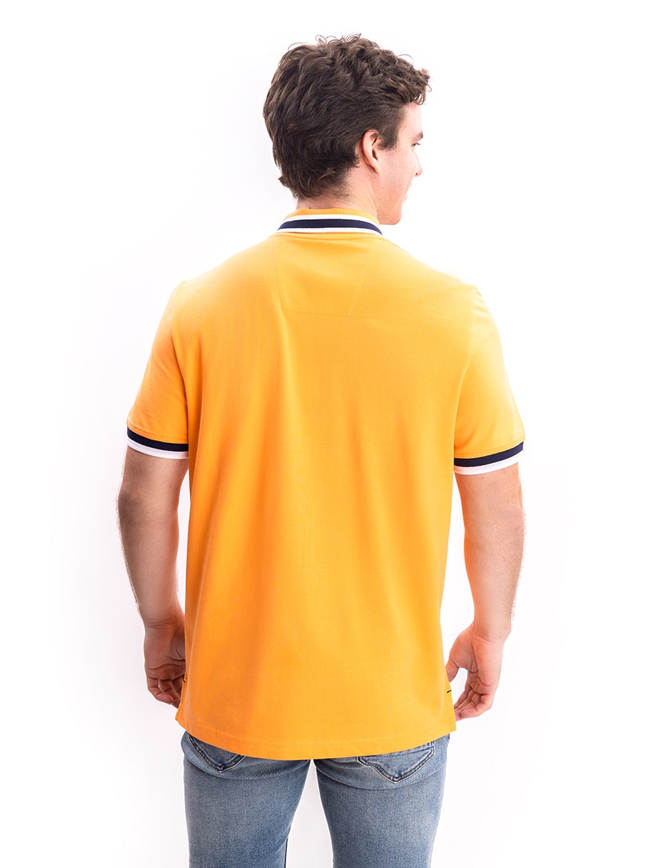 Playera nautica cuello polo para hombre 3
