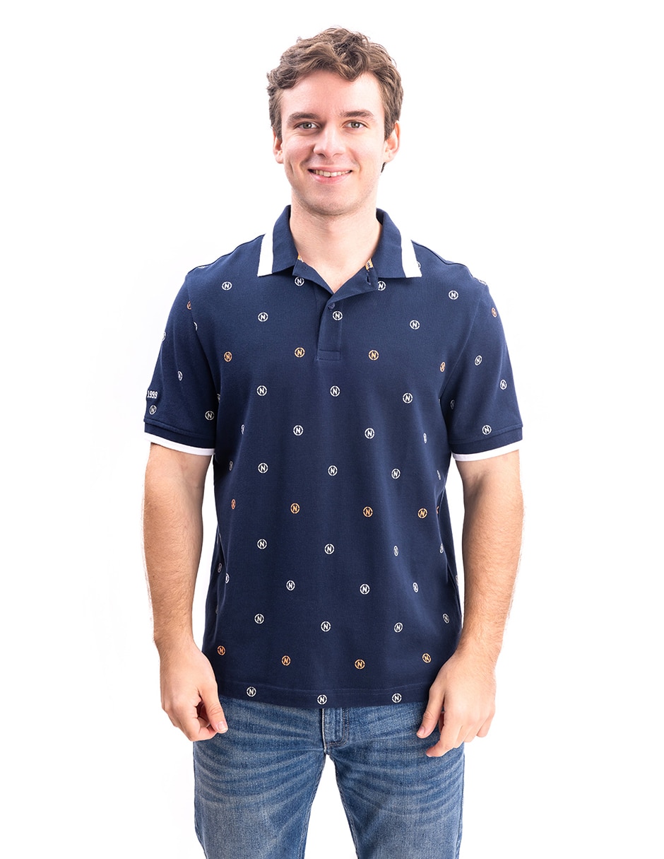 Playera nautica cuello polo para hombre Playera nautica cuello polo para hombre