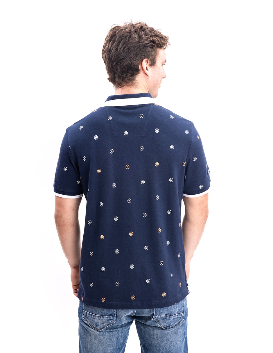 Playera nautica cuello polo para hombre 3