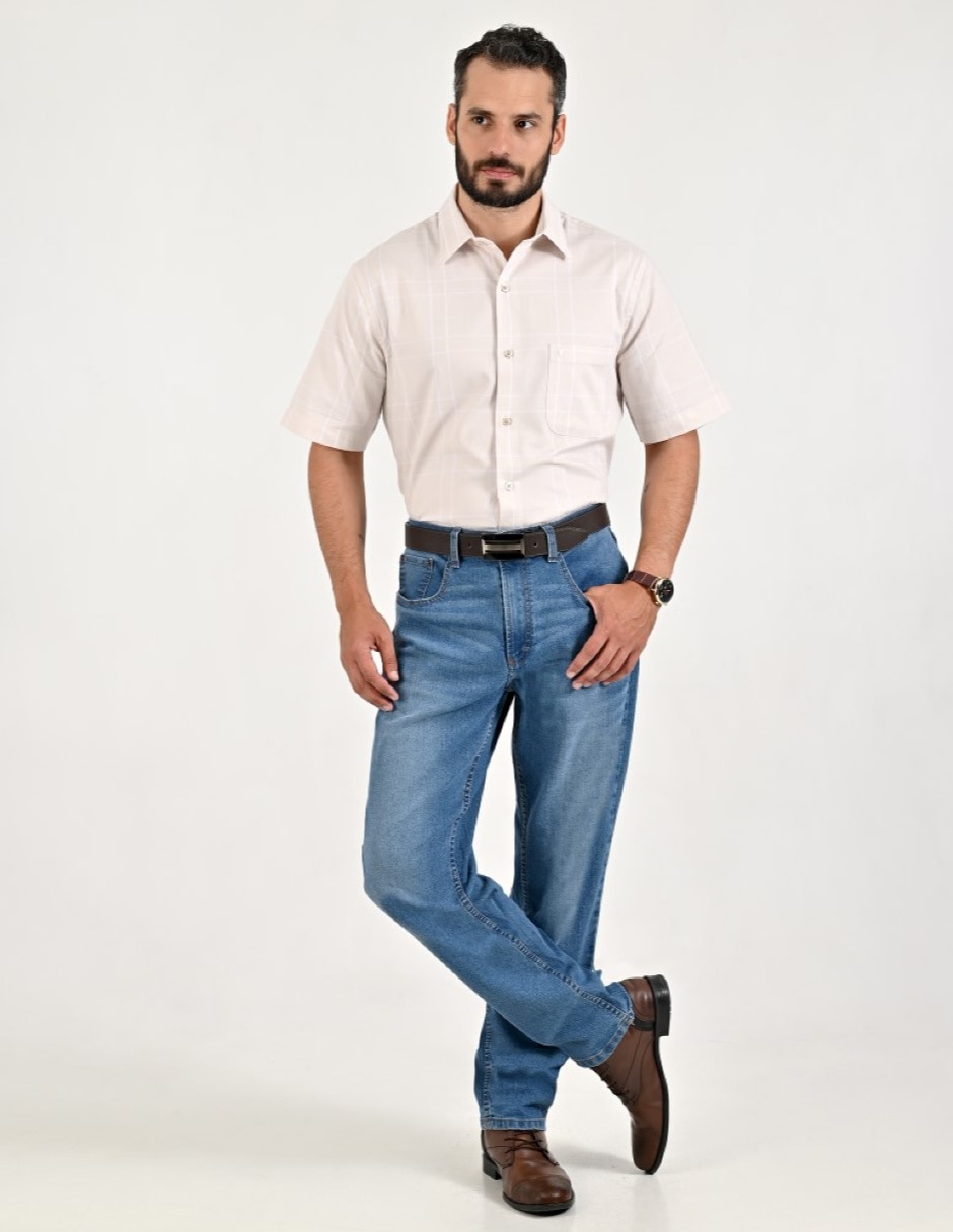 Jeans Regular Regular Primavera - Verano 01-0729-2944 lavado Ninguno para hombre 3