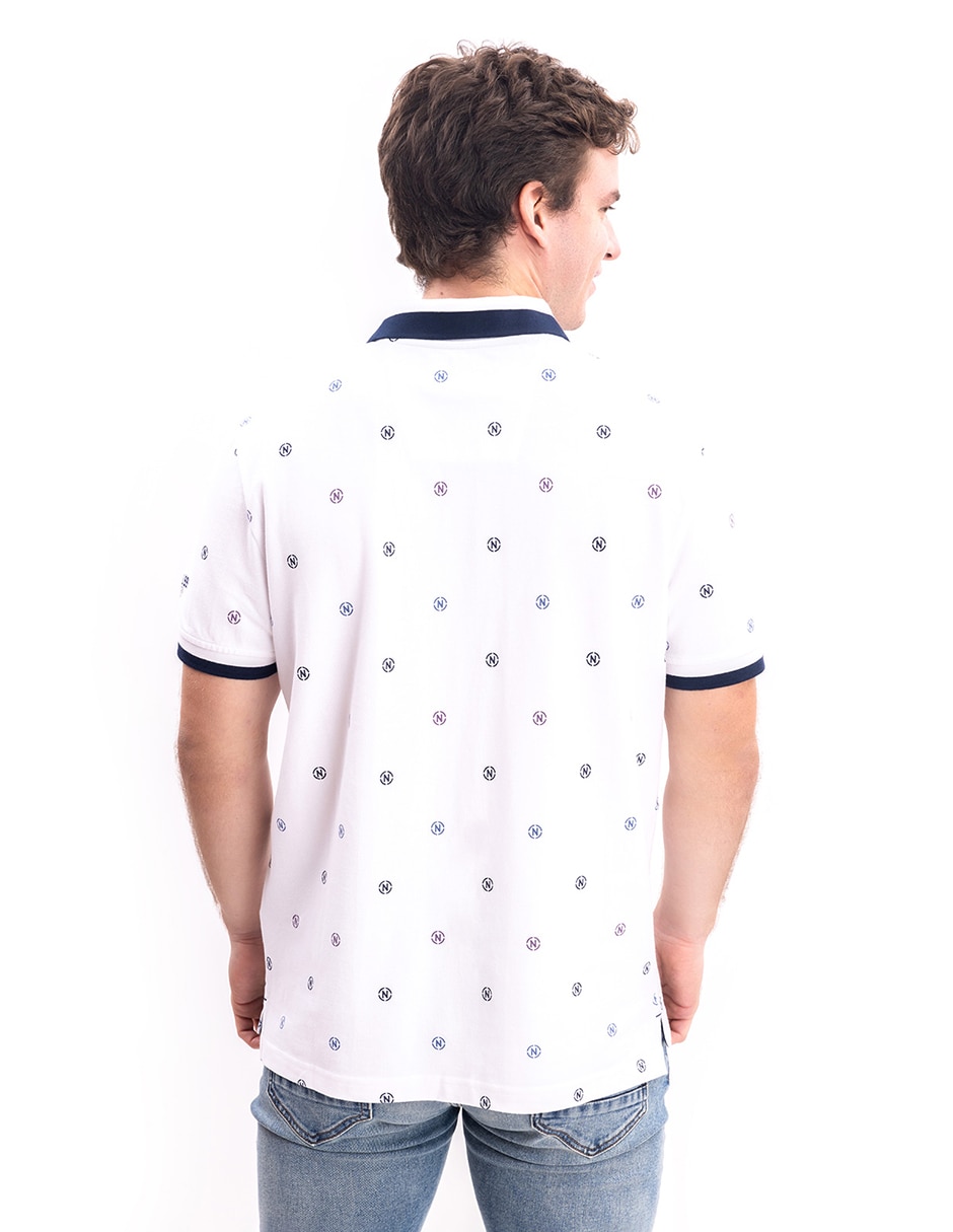Playera nautica cuello polo para hombre 3