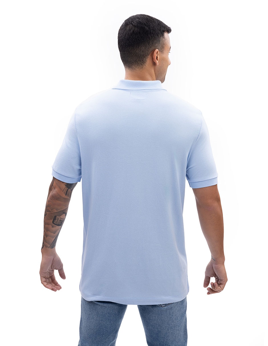Playera nautica cuello polo para hombre 3