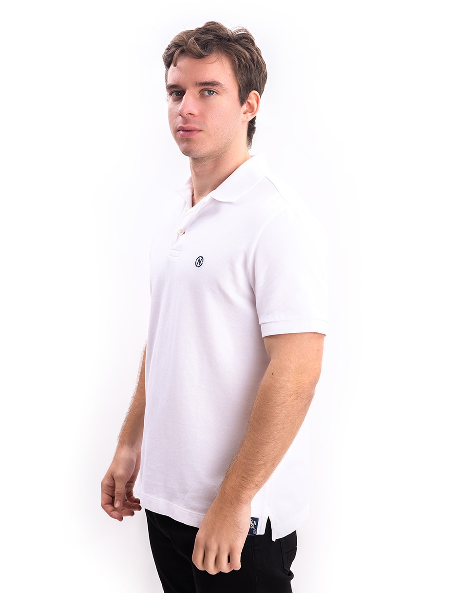 Playera nautica cuello polo para hombre 2