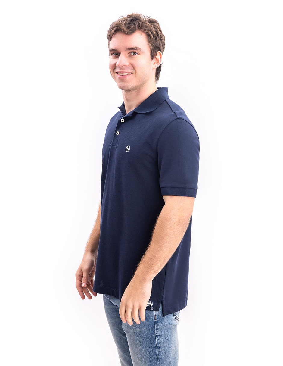 Playera nautica cuello polo para hombre 2