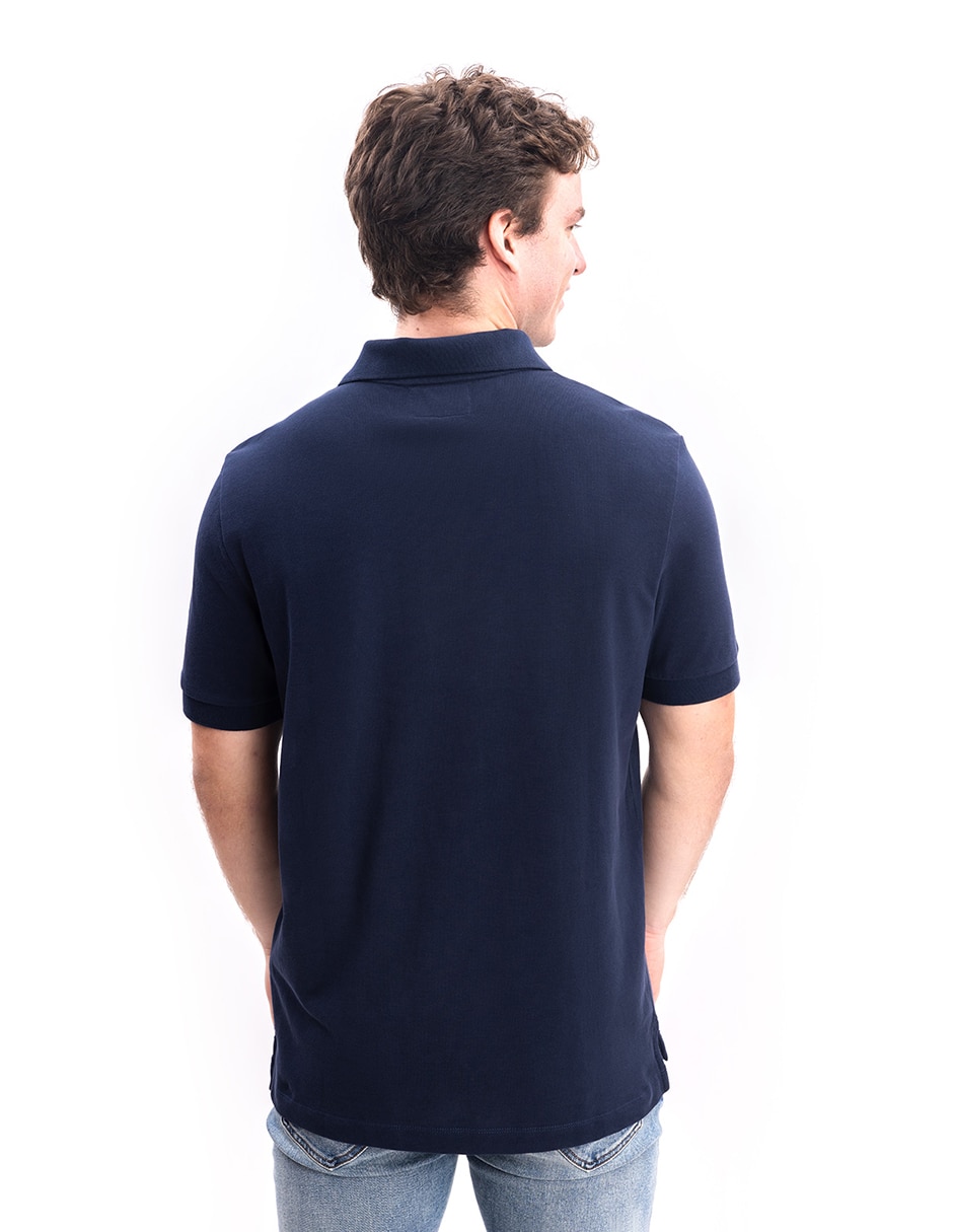 Playera nautica cuello polo para hombre 3