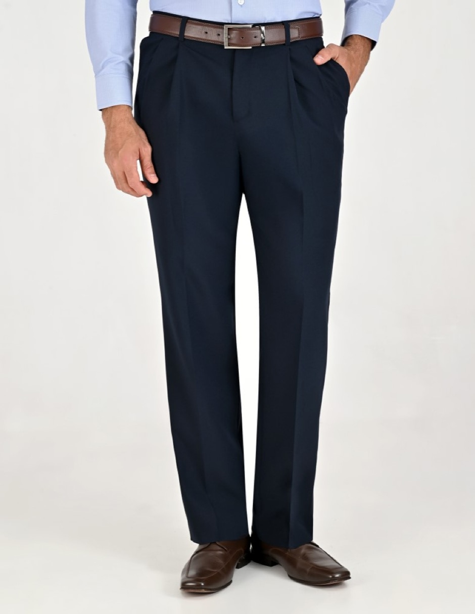 Pantalón formal de vestir regular básico para hombre Pantalón formal de vestir regular básico para hombre