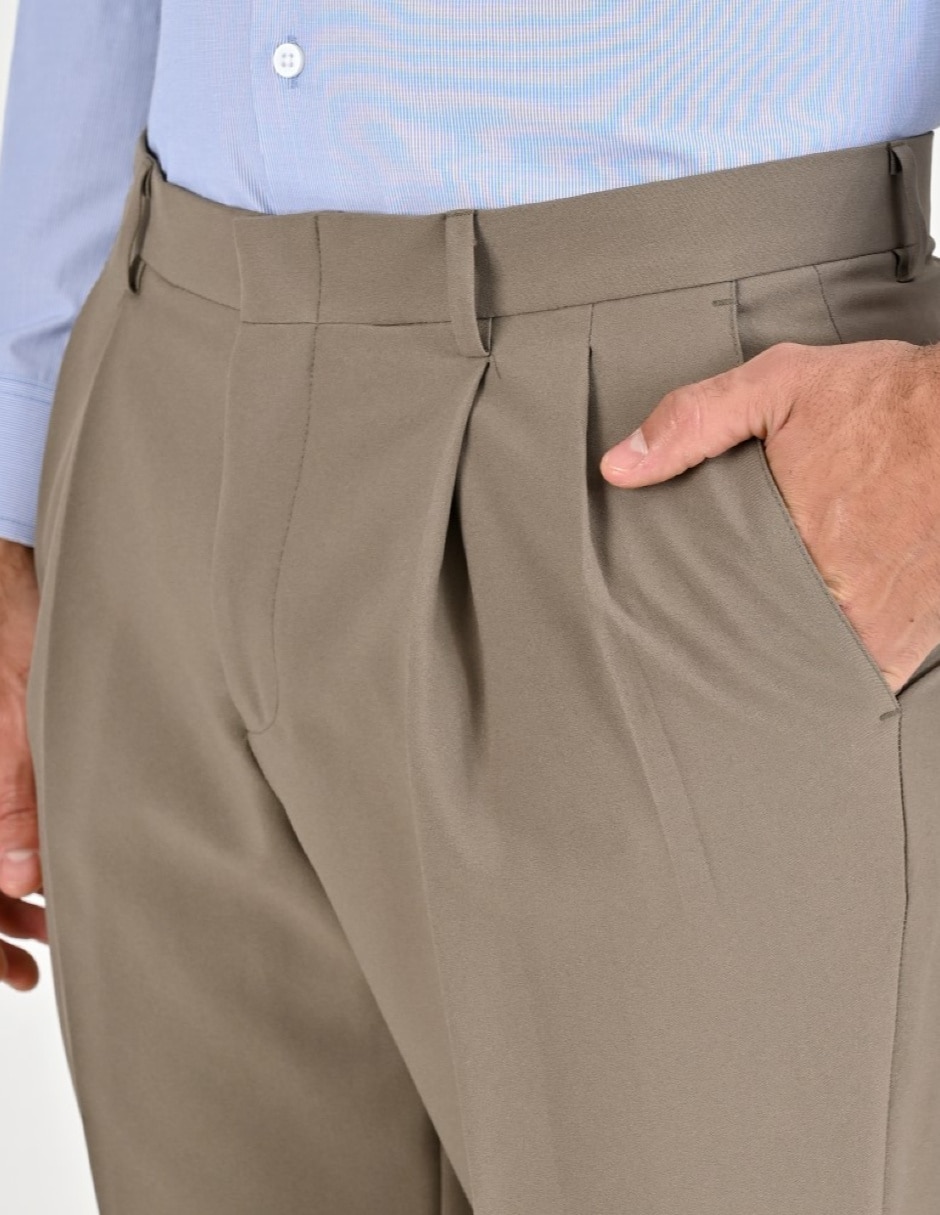 Pantalón formal de vestir regular yale básico para hombre