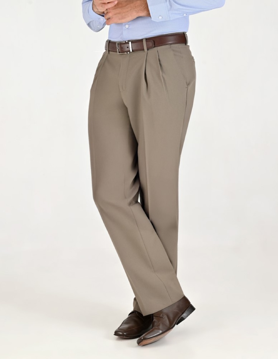 Pantalón formal de vestir regular yale básico para hombre