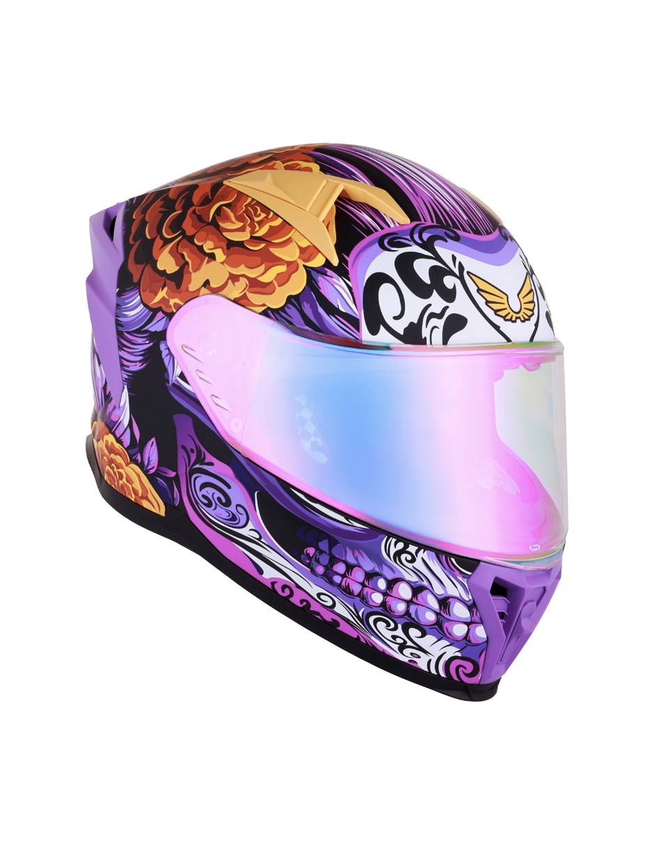 Casco cerrado para motocicleta urbana unisex