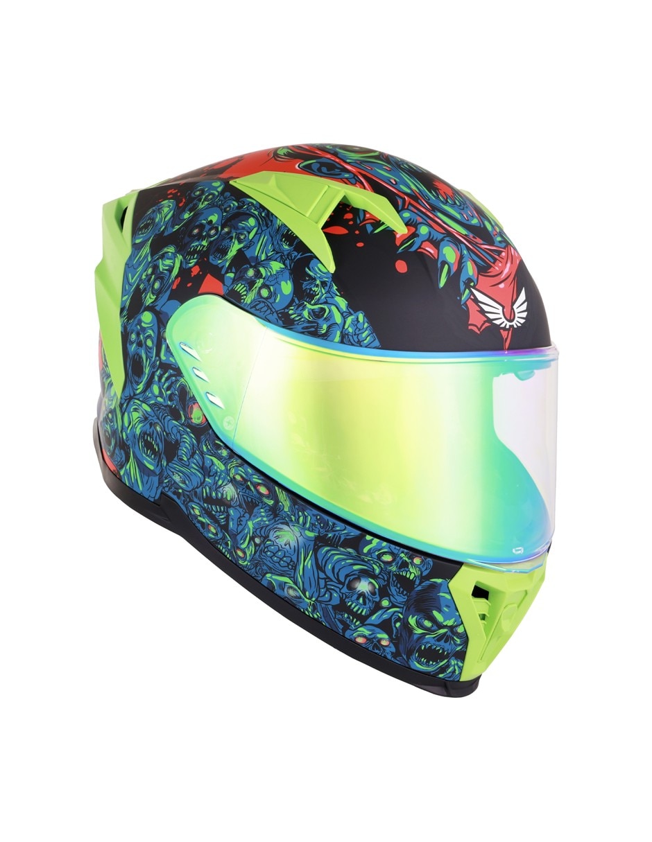 Casco cerrado para motocicleta urbana para unisex